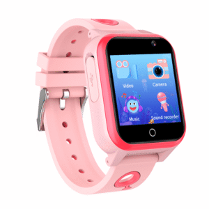 game watch with a 1.54 inch hd screen, featuring 24 games, music playback, voice recording, photo taking, and video recording, suitable as a gift for kids aged 3 to 14.