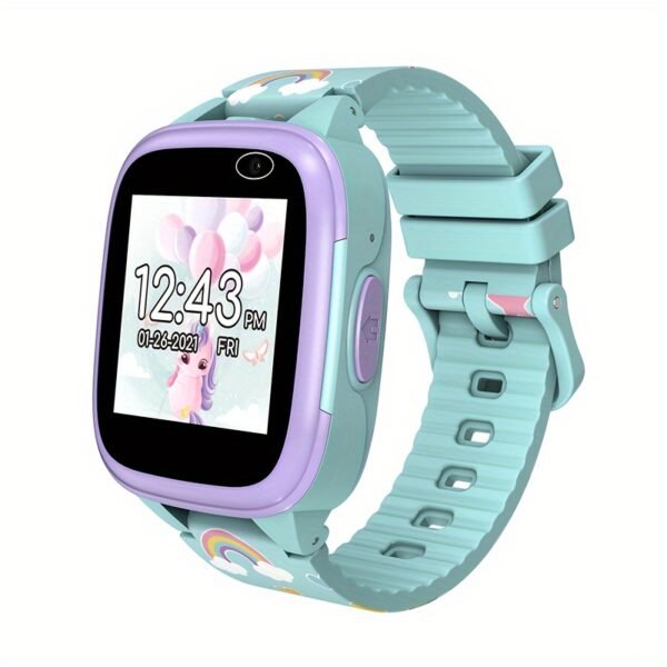 youngsters's smart game watch with music playback, photography, video recording, recording, pedometer, alarm clock, flashlight, 11 puzzle games, suitable for youngsters aged 4 12, birthday gift, holiday gift
