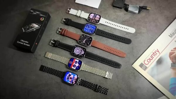 ultra thin smartwatch 1.93" full touch curved screen smart bracelet with answer/make call, message reminder, multiple sports modes, camera control/music, compatible android & iphone, smart fitness watch for men/women friend gift, birthday gift