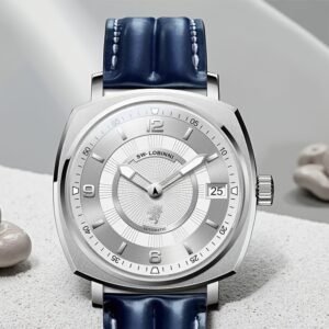 lobinni fashionable fully automatic mechanical watch men's luxury stainless steel dial noble watch