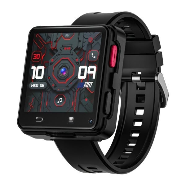 lokmat appllp 2 max android smart watch phone with detachable band, 4g/5g dual camera, video calls, type c charging, 3gb ram, android 11, gps/nfc/wi fi, 1200mah battery for fitness & daily use, daily wearable tech | sleek modern watch | highresolution screen, smart watch for android phones
