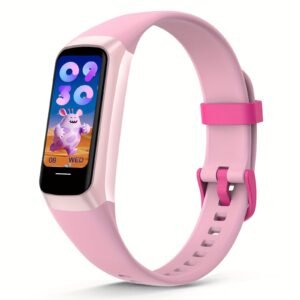 fitness activity tracker watch, suitable for 5 15 year olds, 1.1" amoled display, ip68, built in 12 sports modes, with task and reward functions, pedometer watch, stopwatch and alarm clock, suitable for android and ios phones, a great gift for youngsters on holidays and christmass, yoyofit