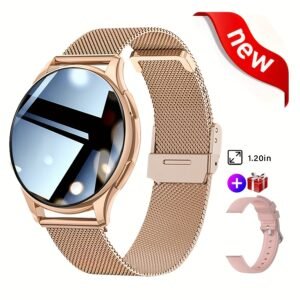 montre connectée pour femmes, fonctions d'appels et de messages, suivi de plus de 100 activités physiques, podomètre, bracelet en silicone, chargement usb, connexion sans fil, mode ne pas déranger, montre fitness intelligente, cadeau idéal pour la saint valentin