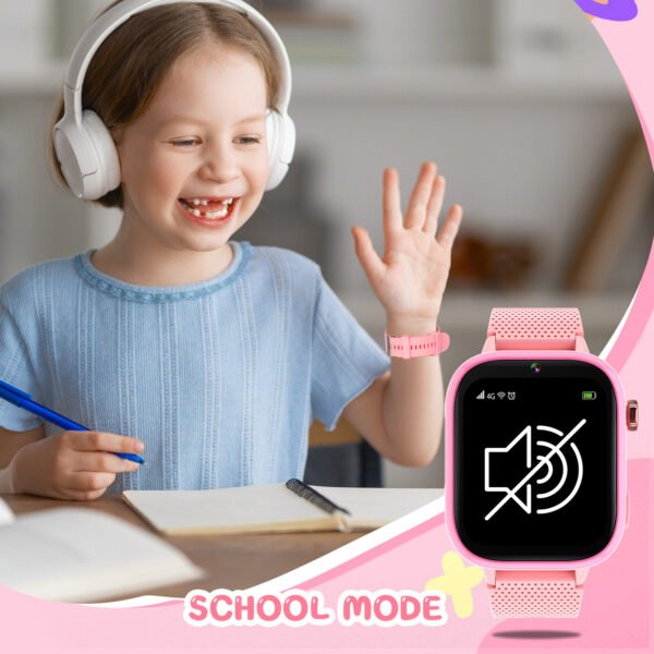 topchances 4g kids smart watch with sim card, fashionable digital display, 47 games, two way calling, sos emergency button, rechargeable lithium polymer battery, usb charging, wi fi enabled, ideal christmas gift for children