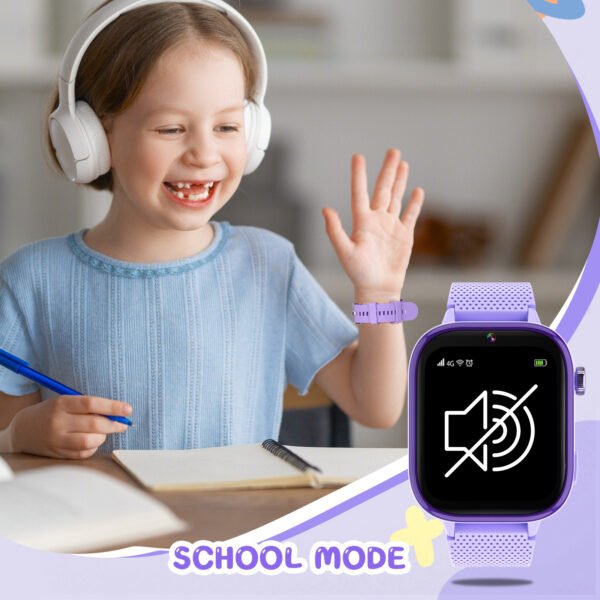 topchances 4g kids smart watch with sim card, fashionable digital display, 47 games, two way calling, sos emergency button, rechargeable lithium polymer battery, usb charging, wi fi enabled, ideal christmas gift for children